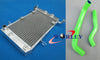 Suzuki LTZ400 KFX400 DVX400 Aluminum Radiator & Red Hose (2003-2008)