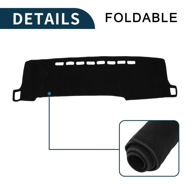 Toyota Aqua 2011-2021 Black 1 Set Dashboard Cover Mat