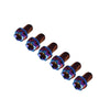 Motorcycle Bike Bicycle 6 x Titanium M6x20mm Torx Head Flange Bolts