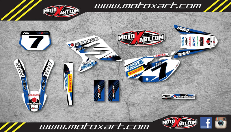 Yamaha TTR 230 (2005-2012) Decals / Sticker Custom Graphic Kit - STORM