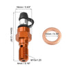 Motorcycle Master Cylinder Bleeder Screw Bolt Dust Cap M10x1.25