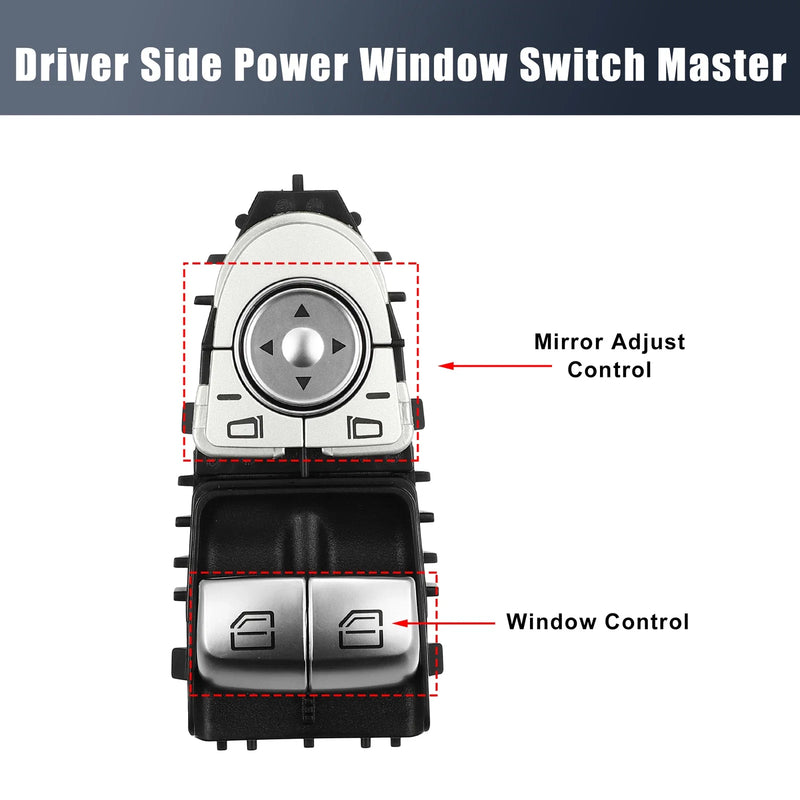 Mercedes V-Class W447 Left Side Power Window Switch (2014-2023)