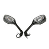 Suzuki GSXR600 GSXR750 Clear/Smoke Turn Signal Rearview Mirrors (2006-2025)