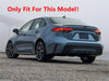 Toyota Corolla Sedan Glossy Black M4 Style Rear Trunk Spoiler (2020-2024)