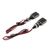 Mini Amber Motorcycle Turn Signal Blinker Lights Universal
