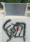 Holden Commodore VT VU VX HSV 3.8L V6 Alloy Radiator & Black Silicone Hose
