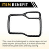 Jeep Wrangler JL (2018-2023) - Carbon Fiber Black Gear Shift Frame Cover