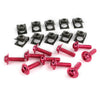 Motorcycle 10 x CNC Moto M6 Body Fairing Bolts Fastener Clips