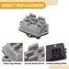 HVAC (SW11445C) - Plastic / Metal Blower Motor Resistor (1 Pc)