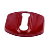 Hyundai Kia 4 x Red Stainless Steel Door Lock Buckle Covers