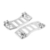 Harley Davidson FLT Touring 2 x Chrome Aluminum Front Floorboards (1984-)