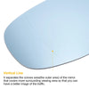 BMW 3 Series Left Side Blue Heated Mirror Glass (2007-2013)