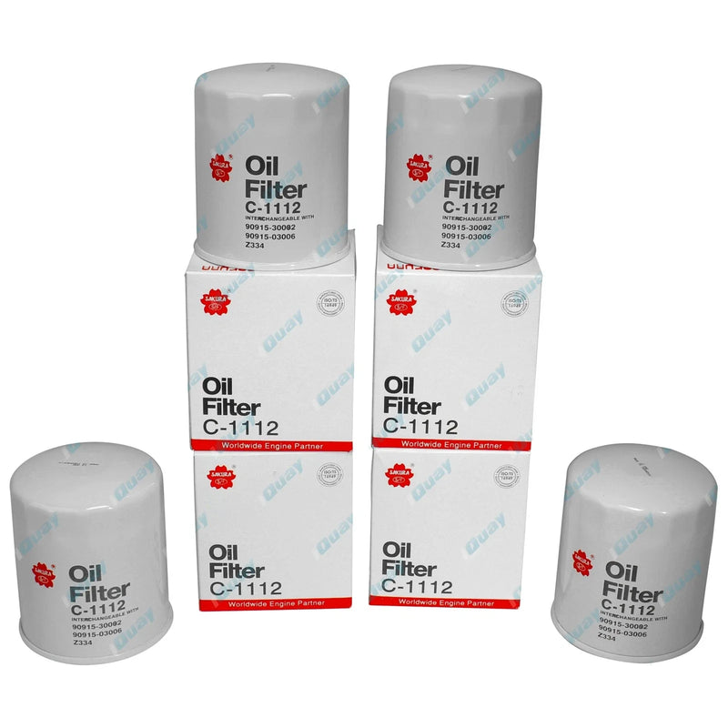 Hilux 5L-E 3.0L Diesel 99~05 LN147 LN167 LN172 KZN165 =Z334 4 Oil Filters