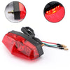 Universal Motorcycle 12V Red Tail Light (2023)