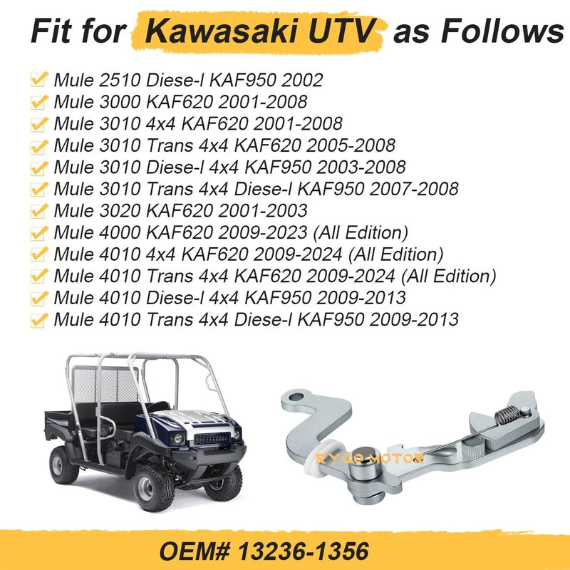Kawasaki Mule Left Brake Lever Bracket (2001–24)