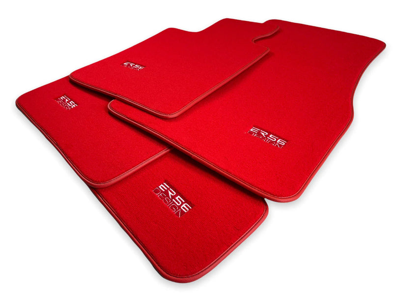 BMW M6 Series F06 GC Premium Red Floor Mats (2012-2018)