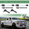 Ford Explorer 6 Pcs Front Suspension Tie Rod Ends & Sway Bar Link (2002-2010)