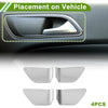 Nissan Rogue (2021-2025) Silver Interior Door Handle Bowl Cover Trim