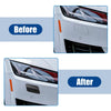 Volvo S60 Front Left Right Bumper Headlight Washer Nozzle Caps (2001-2010)