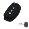 Hyundai Sonata Fe Avante Sonata Santafe ix35 Silicone FOB Key Case Fit