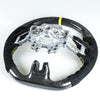 Ford Mustang Steering Wheel Carbon Fiber Suede Yellow (2019-2022)