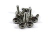 Ducati 10x Bulloni M5x16 Pan Fungo Testa Inox