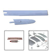 Convertible Left Roof Top Hinge Cover with Clips