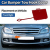 Mercedes-Benz C-Class W204 Front Car Bumper Tow Hook Cover (2007-2014)