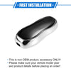 Porsche Macan (2014-2022) Silver Tone 3-Button TPU Car Remote Key Fob Cover