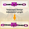 Motorcycle Balance Bar Extender Bracket / 265mm / Center Hole Purple