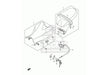 Suzuki GSX-R1000 2x Rear Fairing Seat Bolts Shoulder (2009–2011)