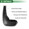 Honda Crosstour Mud Flaps Splash Guards  Front & Rear (2009-2013)