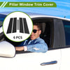 Chevy Cruze 6 Pcs Black Pillar Window Trim (2016 - 2019)