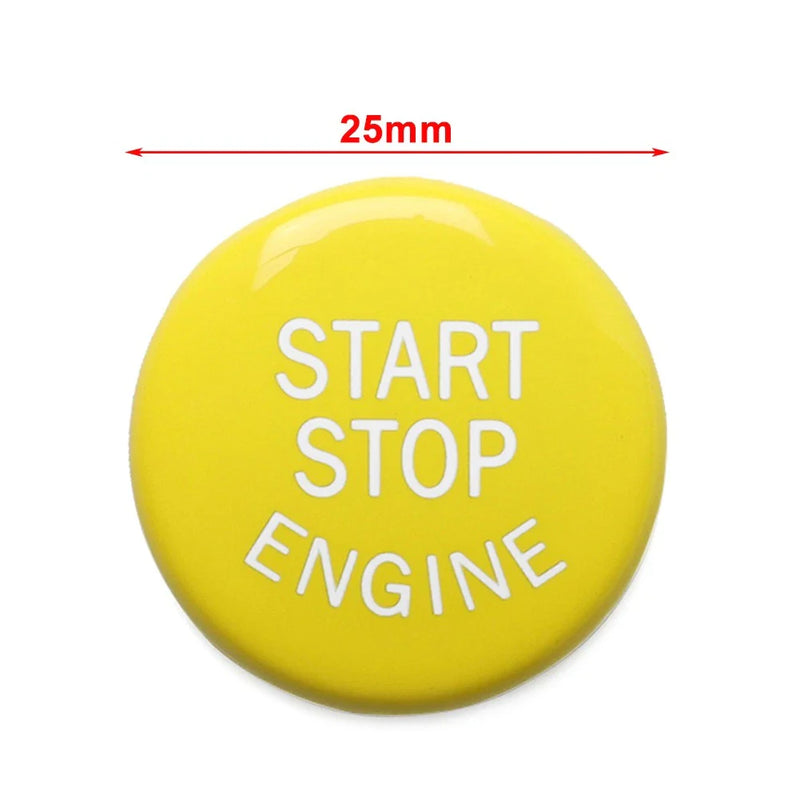 BMW E Chassis 1 3 5 X1 X3 X5 Z4 Yellow Engine Start Stop Button Cover