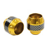 Make & Model 2 x Gold Motorcycle Front Fork Frame Sliders