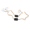 Car Headlight Retrofit 100MM White Amber Switchback LED Halo Rings