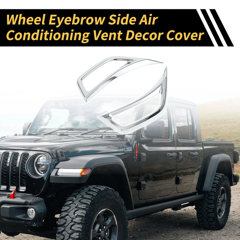 Jeep Wrangler JL JLU Fender Side Air Outlet Vent Cover (2018-2023)