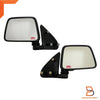 Nissan D21 Pickup, D22 Navara Black Side Door View Mirror Sail Mount (86-97)