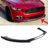 Ford Mustang Black Front Bumper Lip Chin Spoiler (2015-2017)