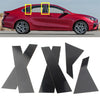 Kia Forte 6 x Gloss Black Pillar Post Trim (2019-2024)