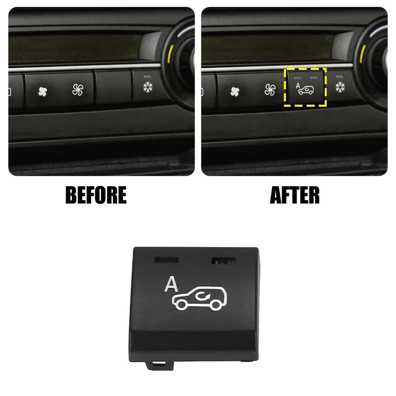 BMW X5 X6 Air Recirculation Button AC Climate Panel Cycle Switch