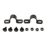 Harley Hydra Glide FL Black Rear Mudguard Mount U-Clamp (1941-1957)