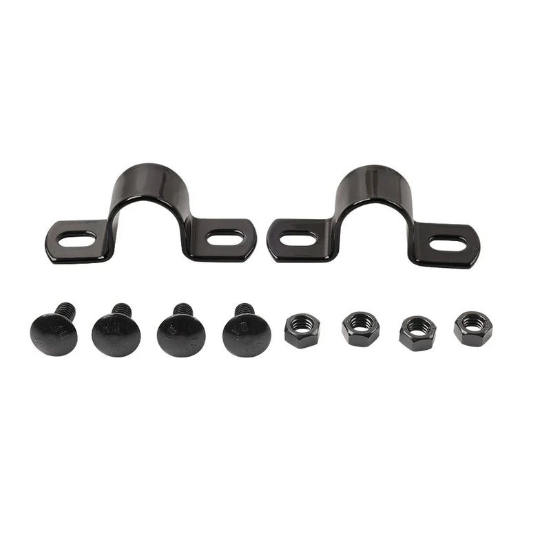 Harley Hydra Glide FL Black Rear Mudguard Mount U-Clamp (1941-1957)