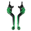 BMW S1000XR Green CNC Extendable Brake Clutch Levers (2015-2021)