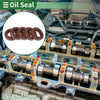 Make Model Oil Seal 5 x Seal Ring Rotary Shaft Seal FKM Rubber 25x40x10mm Brown