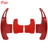 Ford Mustang Aluminum Alloy Red Steering Wheel Shift Paddle (2015-2020)