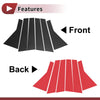 Nissan X-Trail / Rogue Black Carbon Fiber Door Pillar Window Trim (2021-2022)