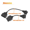 Toyota OBD1 to OBD2 Adapter Cables (22-Pin & 16-Pin)