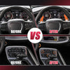 Dodge Charger, Jeep Steering Wheel Shift Paddle Extension Trim Set (2015-2023)