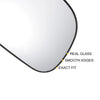 Toyota Hilux Right Side White Mirror Glass w/ Back (2004-2011)